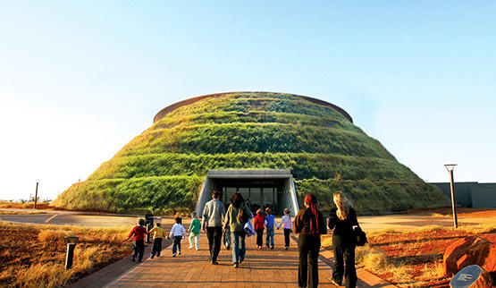 Maropeng Visitors Centre at the Cradle of Humankind.